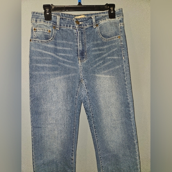 Red Star Womans Capri Jeans Size 8 - Picture 2 of 12